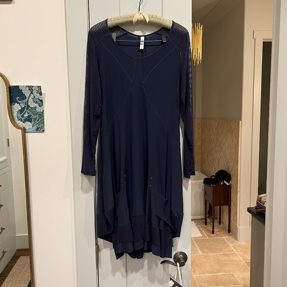 Anthropologie Deca Paris Navy Dress
